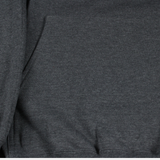Sweatshirt, Hooded Dk. Heather Grey w-red on gold PARACLETE