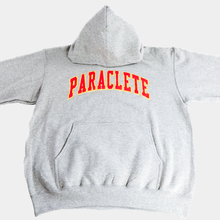 Sweatshirt Hooded Lt. Heather Grey w/ red on gold PARACLETE