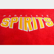 Sweatshirt Hooded Red Tackle Twill