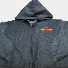 Zip Hooded Sweatshirt Dk. Heather Grey