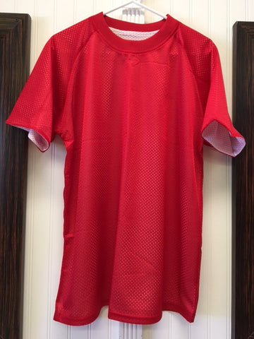 PE Unisex Shirt New Reversible Mesh Jersey Red & White